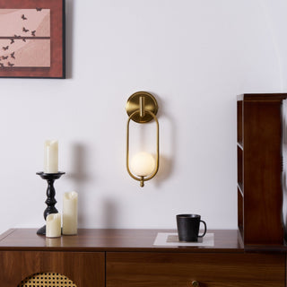 Cumirisra Moderne Minimaliste Laiton Verre Applique Lumière
