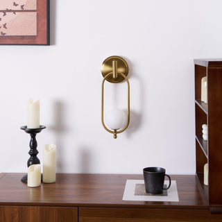 Cumirisra Moderne Minimaliste Laiton Verre Applique Lumière
