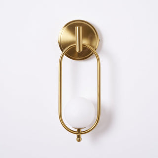 Cumirisra Moderne Minimaliste Laiton Verre Applique Lumière