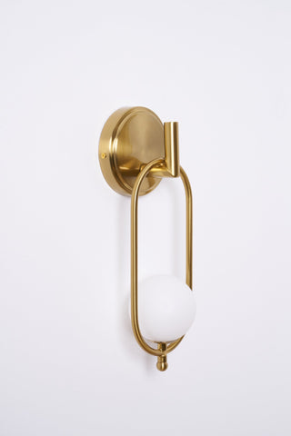 Cumirisra Moderne Minimaliste Laiton Verre Applique Lumière