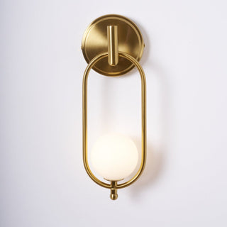 Cumirisra Moderne Minimaliste Laiton Verre Applique Lumière