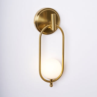 Cumirisra Moderne Minimaliste Laiton Verre Applique Lumière