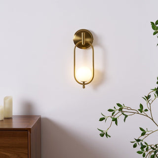 Cumirisra Moderne Minimaliste Laiton Verre Applique Lumière