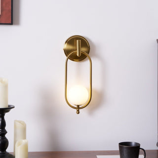 Cumirisra Moderne Minimaliste Laiton Verre Applique Lumière