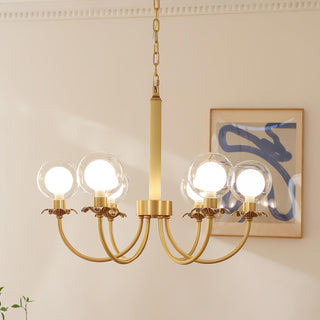 Crown Lustre en Verre Classique