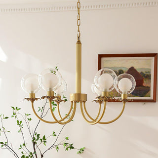 Crown Lustre en Verre Classique