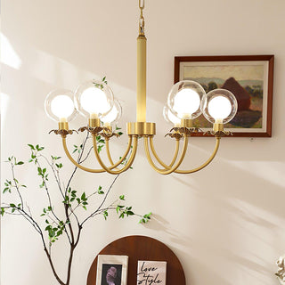 Crown Lustre en Verre Classique