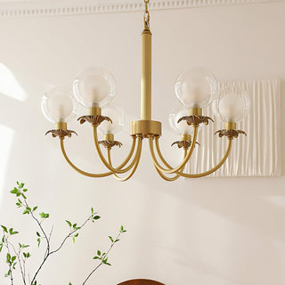 Crown Lustre en Verre Classique