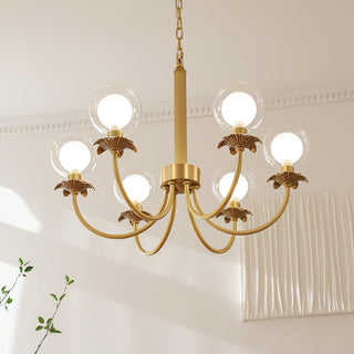 Crown Lustre en Verre Classique