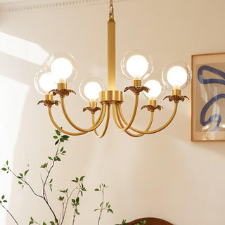 Crown Lustre en Verre Classique