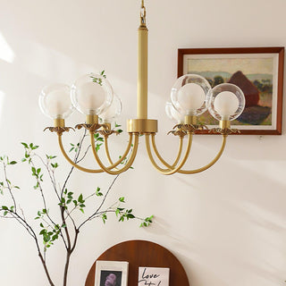 Crown Lustre en Verre Classique