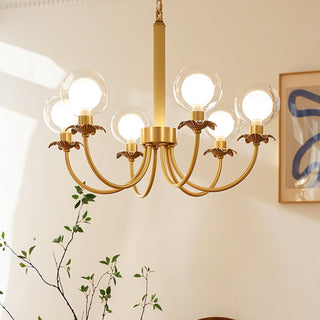 Crown Lustre en Verre Classique