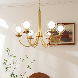Crown Lustre en Verre Classique