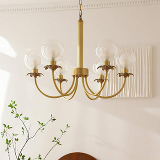 Crown Lustre en Verre Classique