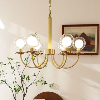 Crown Lustre en Verre Classique