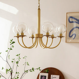 Crown Lustre en Verre Classique