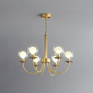 Crown Lustre en Verre Classique