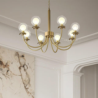 Crown Lustre en Verre Classique