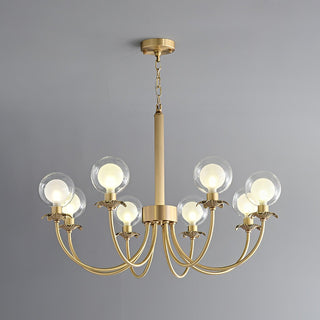 Crown Lustre en Verre Classique