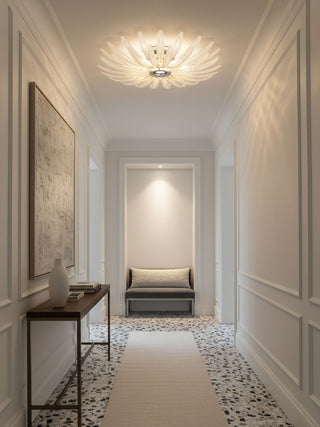 Aurelia Glass Petal Ceiling Light-Neutral Decor