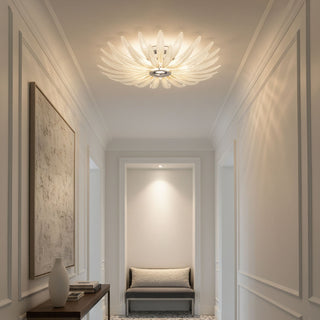 Aurelia Glass Petal Ceiling Light-Neutral Decor