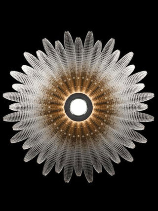Aurelia Glass Petal Chandelier-Neutral Decor