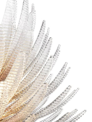 Aurelia Glass Petal Chandelier-Neutral Decor