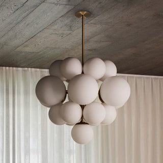 Aurelia Alabaster Cluster Chandelier-Neutral Decor