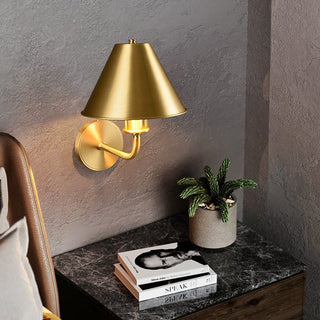 Aurelia Brass Wall Sconce-Neutral Decor