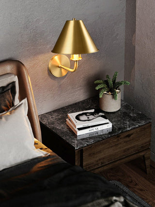 Aurelia Brass Wall Sconce-Neutral Decor