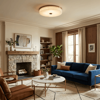 Aurelia Alabaster Ceiling Light-Neutral Decor