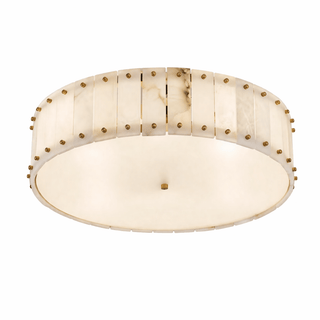 Aurelia Alabaster Ring Ceiling Lamp-Neutral Decor
