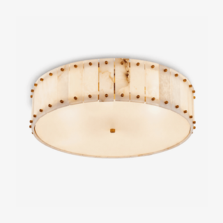 Aurelia Alabaster Ring Ceiling Lamp-Neutral Decor