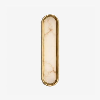 Aurelia Arch Alabaster Wall Light-Neutral Decor
