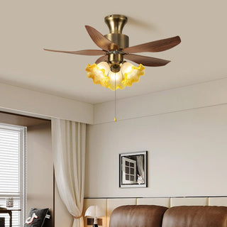 Plafonnier Ventilateur Florence Fleur