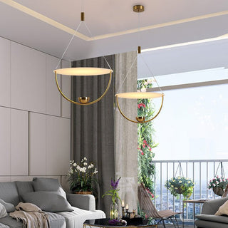 Vecaros Moderne Minimaliste Disque Pendentif Lampe