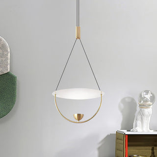 Vecaros Moderne Minimaliste Disque Pendentif Lampe