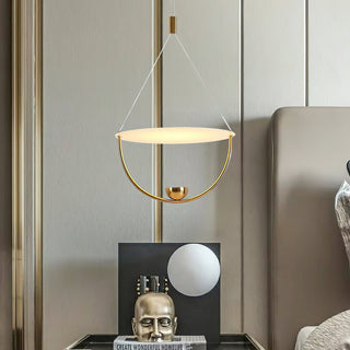 Vecaros Moderne Minimaliste Disque Pendentif Lampe