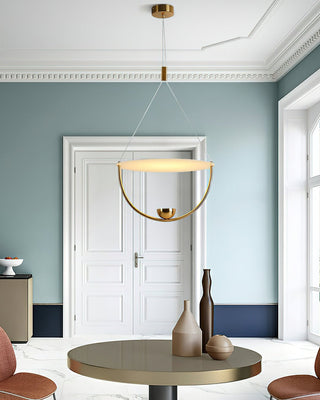 Vecaros Moderne Minimaliste Disque Pendentif Lampe