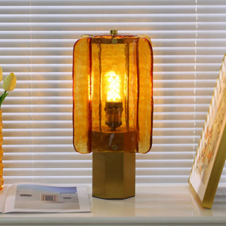 Yentix Lampe de Table en Verre