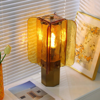 Yentix Lampe de Table en Verre