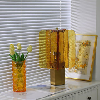 Yentix Lampe de Table en Verre