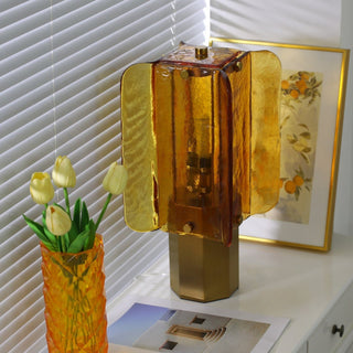 Yentix Lampe de Table en Verre