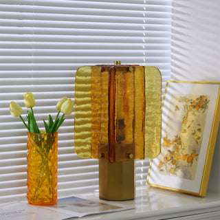 Yentix Lampe de Table en Verre