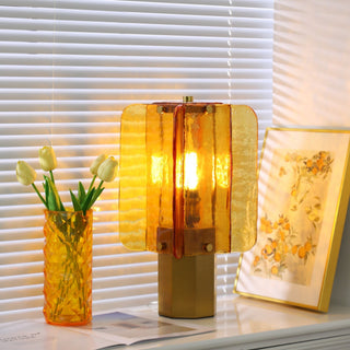 Yentix Lampe de Table en Verre