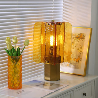 Yentix Lampe de Table en Verre