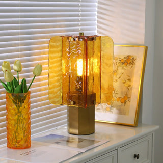 Yentix Lampe de Table en Verre