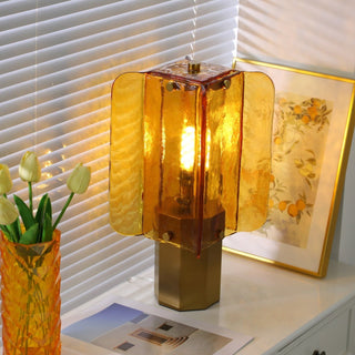 Yentix Lampe de Table en Verre