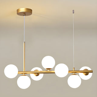 Lustra Lustre Globe en Verre Doré-Luire