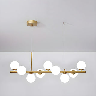 Lustra Lustre Globe en Verre Doré-Luire